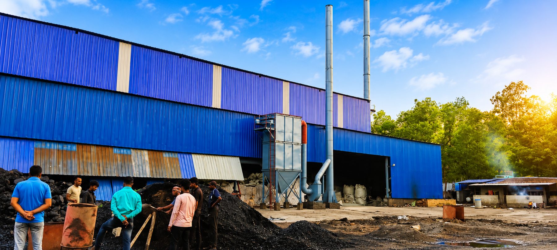 Skilled workforce at Siddhika Metallics plant