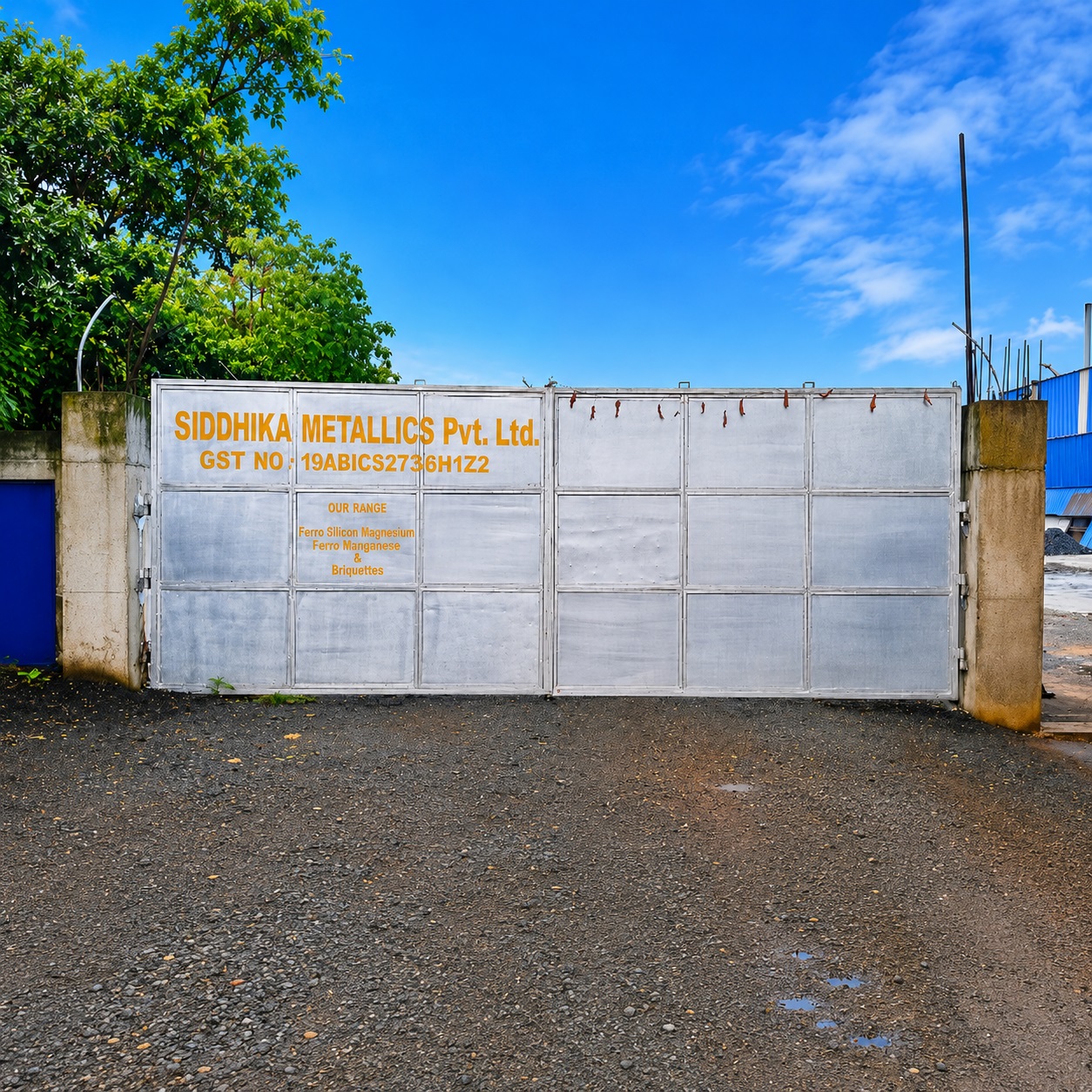 Siddhika Metallics ferro alloy manufacturing plant in Bankura